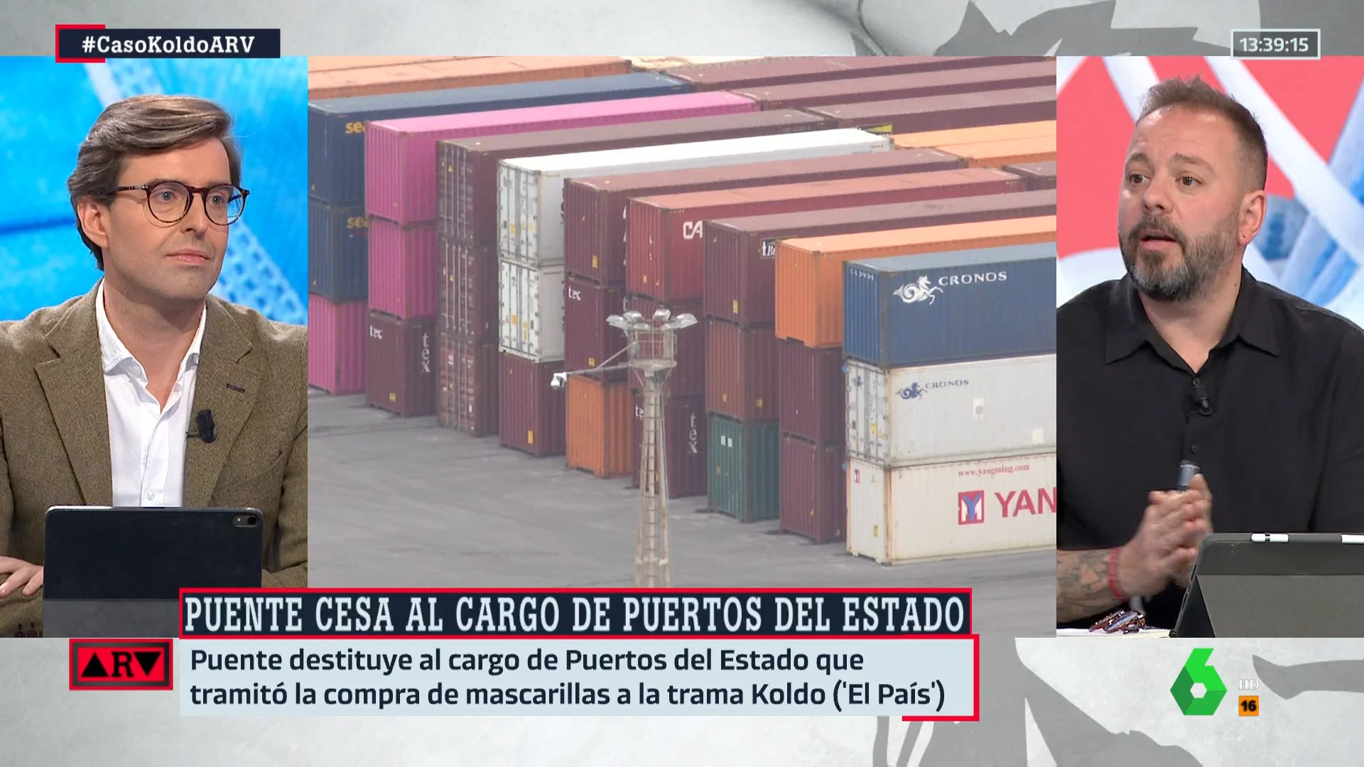 El tenso debate entre Montesinos y Maestre tras la destitución al cargo de Puertos del Estado: "Vamos a ser serios" El tenso debate entre Montesinos y Maestre tras la destitución al cargo de Puertos del Estado: "Vamos a ser serios"