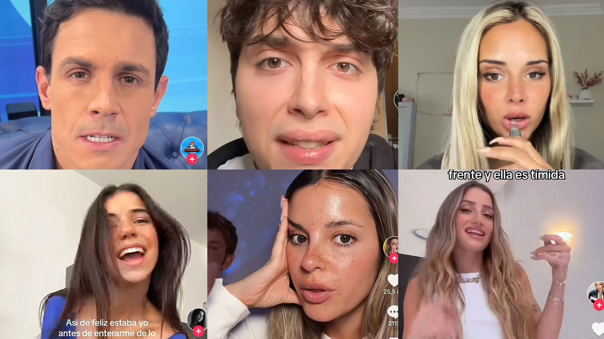 Influencers que se han unido al trend de Trini.