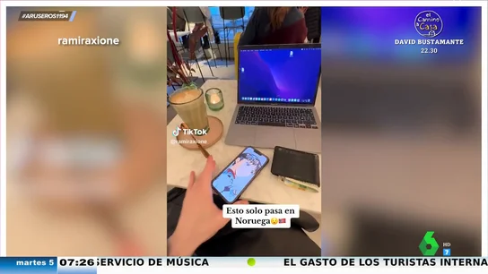 Esto es lo que se encuentra un argentino tras dejar su cartera y ordenador en una cafetería en Noruega para saber si le roban Esto es lo que se encuentra un argentino tras dejar su cartera y ordenador en una cafetería en Noruega para saber si le roban