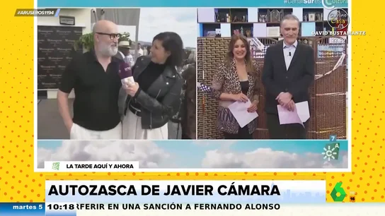 "Yo no estoy bien, Juan": la surrealista conexión en directo de Javier Cámara tras no parar de 'cagarla' con Juan y Medio "Yo no estoy bien, Juan": la surrealista conexión en directo de Javier Cámara tras no parar de 'cagarla' con Juan y Medio