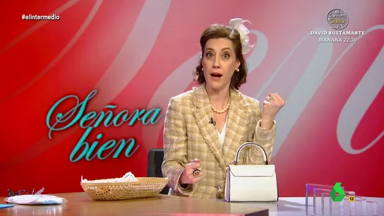La 'Señora bien', sobre la introducción del aborto en la Constitución francesa 'Piluchi', la 'Señora bien' de El Intermedio interpretada por Cristina Gallego, analiza en plató la introducción del aborto en la Constitución de Francia, por lo que, afirma en este vídeo, "ahora su lema va a ser 'Liberté, egalité y a tu nieto lo aborté'".