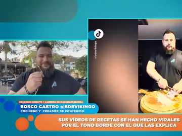 La confesión de Bosco Castro, el chef que triunfa en redes con sus recetas &#39;bordes&#39;