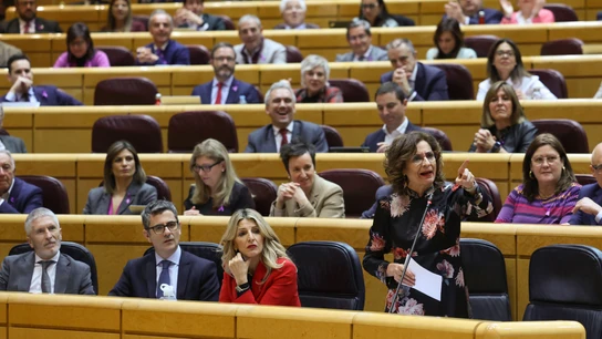 Sesión de control en el Senado Sesión de control en el Senado