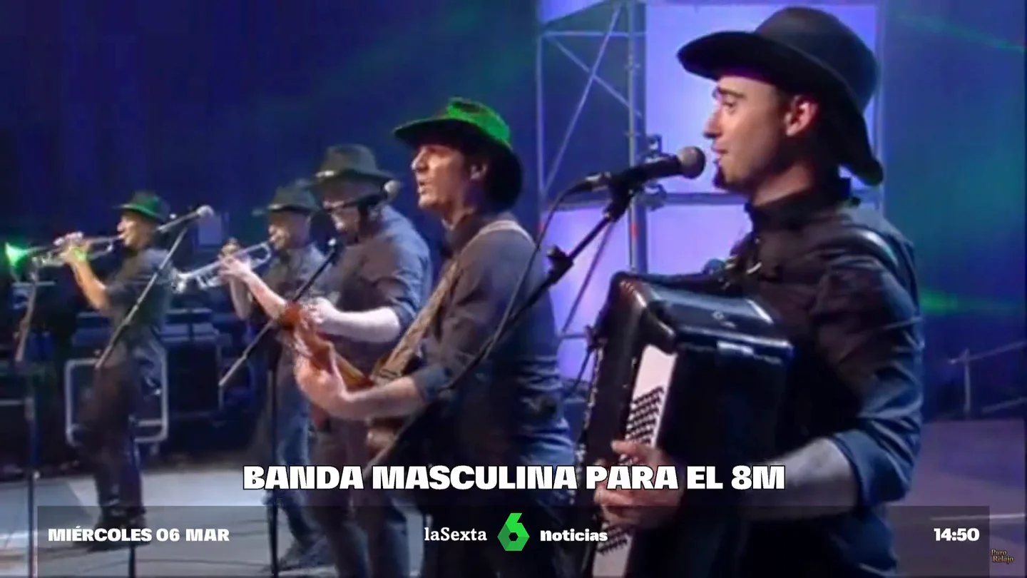 La Comisión 8M critica al Gobierno de Cantabria por contratar a una banda de música masculina para el acto oficial del Día de la Mujer La Comisión 8M critica al Gobierno de Cantabria por contratar a una banda de música masculina para el acto oficial del Día de la Mujer
