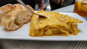 Pincho de tortilla de patatas Pincho de tortilla de patatas