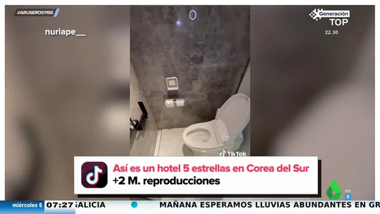 Así es un hotel de cinco estrellas en Corea del Sur: "El váter tiene hasta chorro y secador" Así es un hotel de cinco estrellas en Corea del Sur: "El váter tiene hasta chorro y secador"