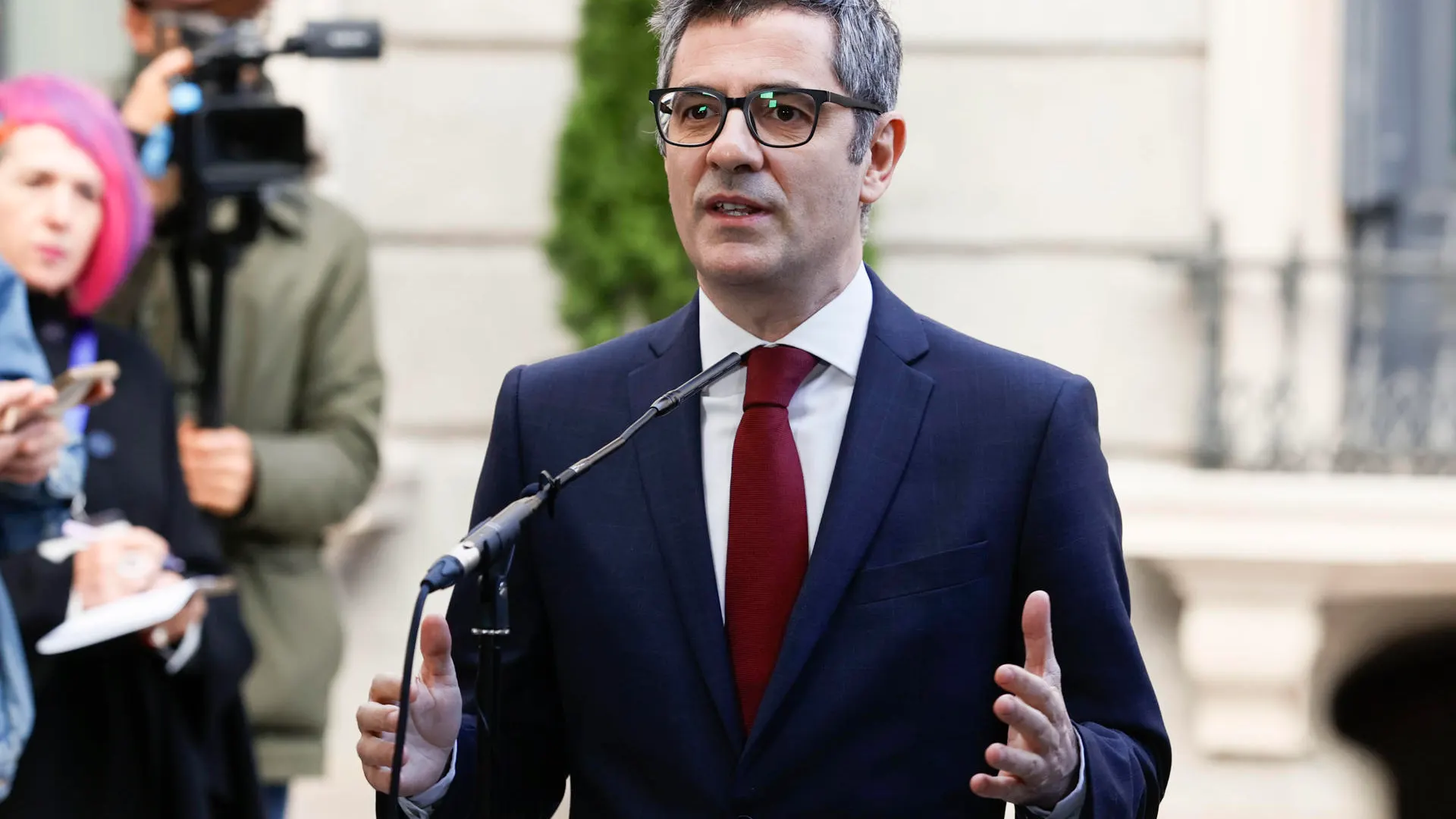 El ministo de Presidencia, Justicia y Relaciones con la Cortes, Félix Bolaños.