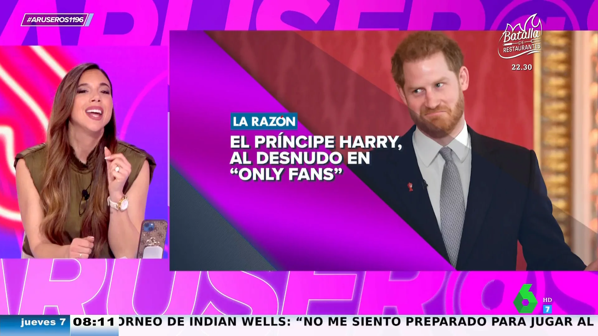 Una exsestríper amenaza al príncipe Harry con publicar fotos suyas desnudo en 'Only Fans'