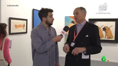 Isma Juárez entrevista al galerista Guillermo de Osma, que vende en ARCO un cuadro de Picasso por dos millones y medio de euros: "Preguntar mucha gente", comenta en este vídeo, donde admite que nadie ha venido con "un camión de billetes".
