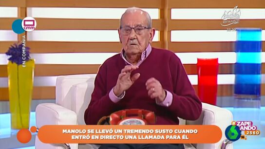 El tremendo susto de un hombre cuando recibe una llamada de tel&eacute;fono: "&iexcl;C&aacute;llate, hos***!"