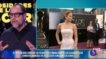 Jennifer Lawrence con el vestido más caro de la historia de los Oscar