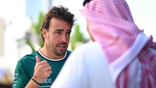 Fernando Alonso, en el GP de Arabia Saudí Fernando Alonso, en el GP de Arabia Saudí