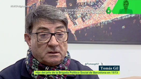 El hijo del policía que manipuló el caso de Puig Antich desvela por qué pidió perdón a la familia "Pensé que en un país desmemoriado como es la España actual tenía que pedirles perdón", afirma en este vídeo Tomás Gil, el hijo del policía responsable de manipular la investigación por la que Salvador Puig Antich fue condenado a muerte.