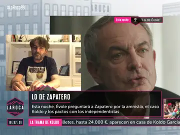 La reflexión de Jordi Évole sobre Zapatero tras su entrevista: &quot;Tiene un amor hacia el partido poco habitual&quot;