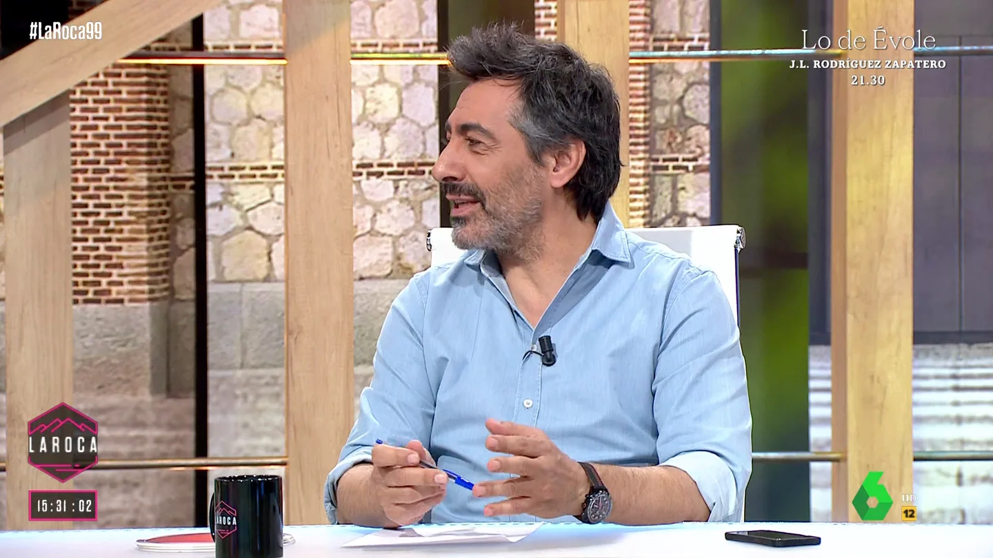 LA ROCA- El 'chiste' de Juan del Val al ver el look de Nuria Roca: "¿Me lleva usted al cuarto piso?" LA ROCA- El 'chiste' de Juan del Val al ver el look de Nuria Roca: "¿Me lleva usted al cuarto piso?"