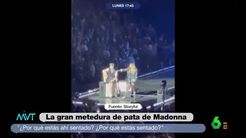 "La gente se busca cualquier excusa para no bailar", ironiza Iñaki López sobre el momento en el que Madonna pregunta a una persona en silla de ruedas "¿Por qué estás ahí sentada?". El momento y la disculpa de la cantante, en este vídeo.
