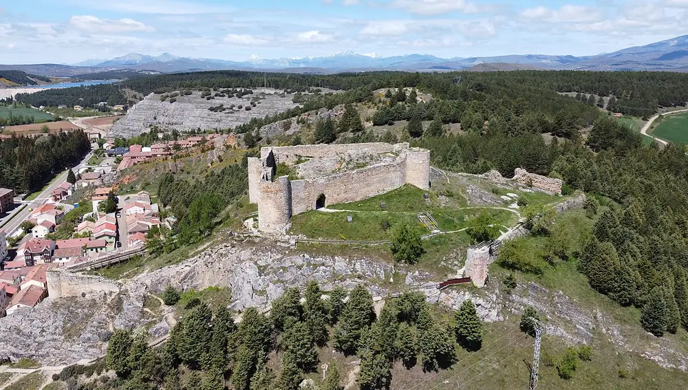 Castillo de Aguilar de Campoo. Palencia.