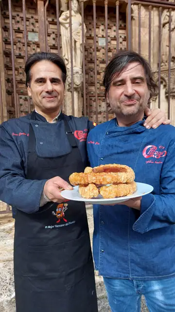 Juan Carlos y José María Calvo, ganadores al Mejor Torrezno de España y del mundo 2024 Juan Carlos y José María Calvo, ganadores al Mejor Torrezno de España y del mundo 2024