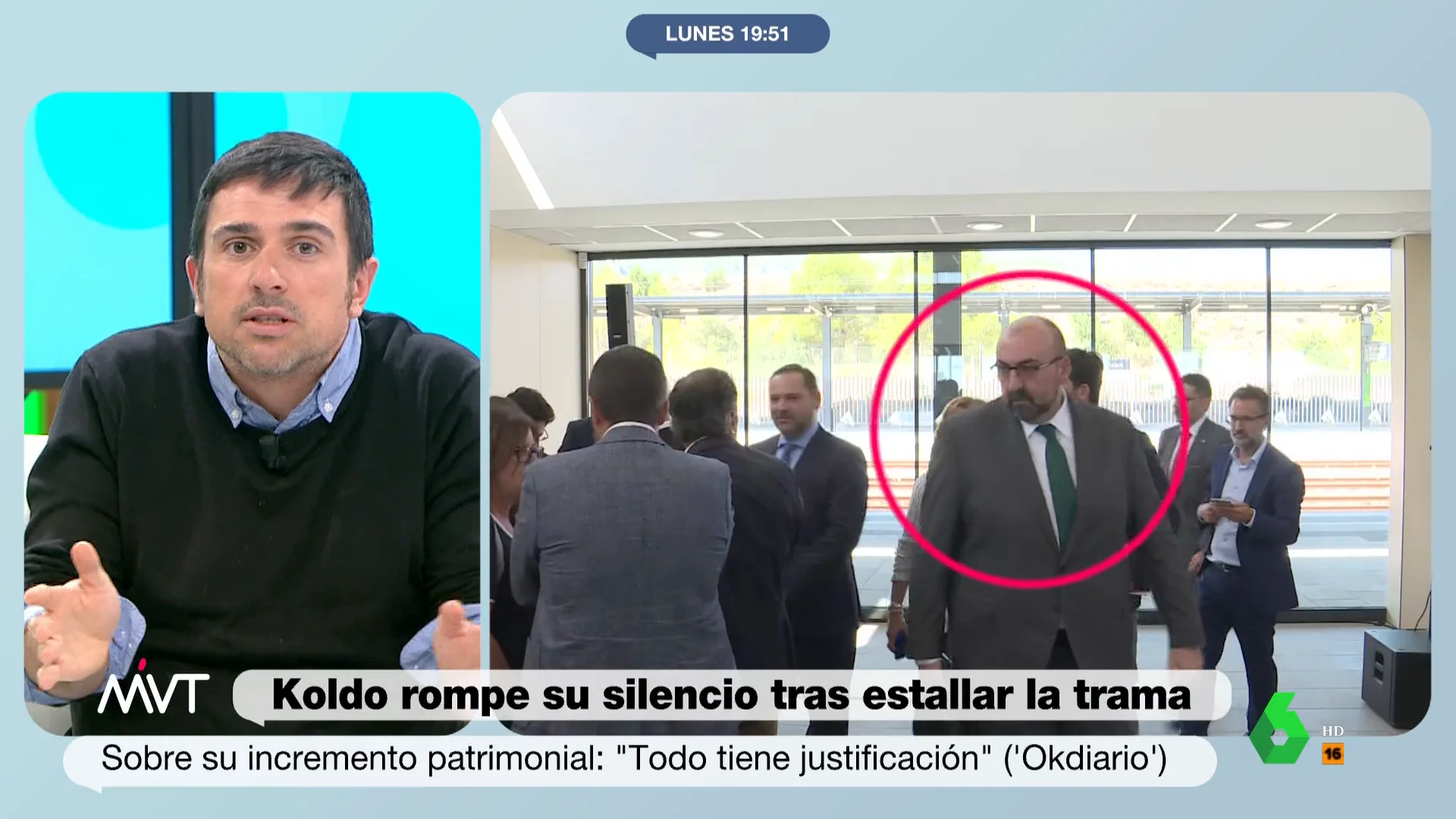 En este vídeo, Más Vale Tarde analiza la primera entrevista de Koldo García tras estallar el caso de las comisiones en la compra de material sanitario, donde ha asegurado que "no he hecho absolutamente nada" y que "todo tiene una justificación".