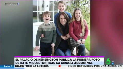Polémica por la posible manipulación de la foto de Kate Middlenton: las grandes agencias retiran la imagen con sus hijos