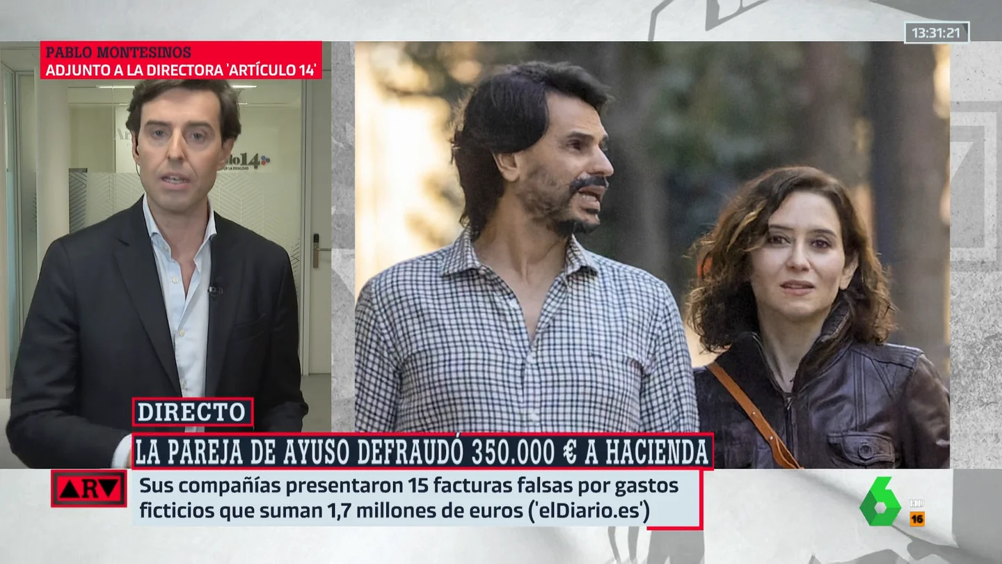 Montesinos revela lo que dice el PP en privado sobre el caso de la pareja de Ayuso: "Admiten que puede ser un balón de oxígeno para Sánchez" Montesinos revela lo que dice el PP en privado sobre el caso de la pareja de Ayuso: "Admiten que puede ser un balón de oxígeno para Sánchez"