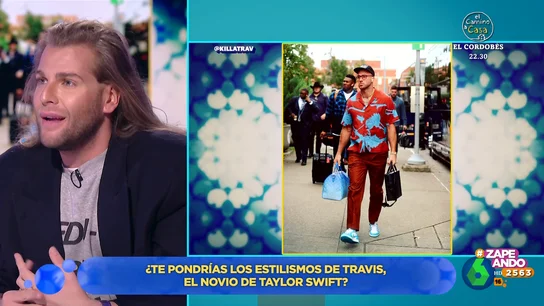 Eduardo Navarrete analiza los estilismos de Travis Kelce: "Me parece maravilloso que los hombres arriesguen" Eduardo Navarrete analiza los estilismos de Travis Kelce: "Me parece maravilloso que los hombres arriesguen"