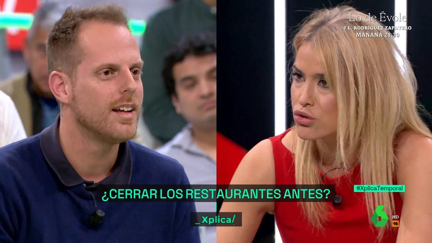 Tenso debate entre Afra Blanco y un empresario Tenso debate entre Afra Blanco y un empresario