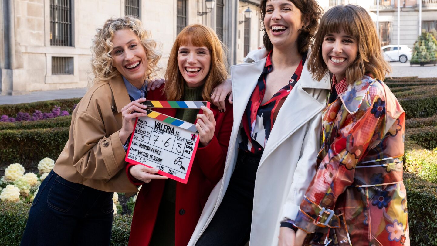Las protagonistas de 'Valeria' empiezan la grabaci&oacute;n de la cuarta temporada en Madrid