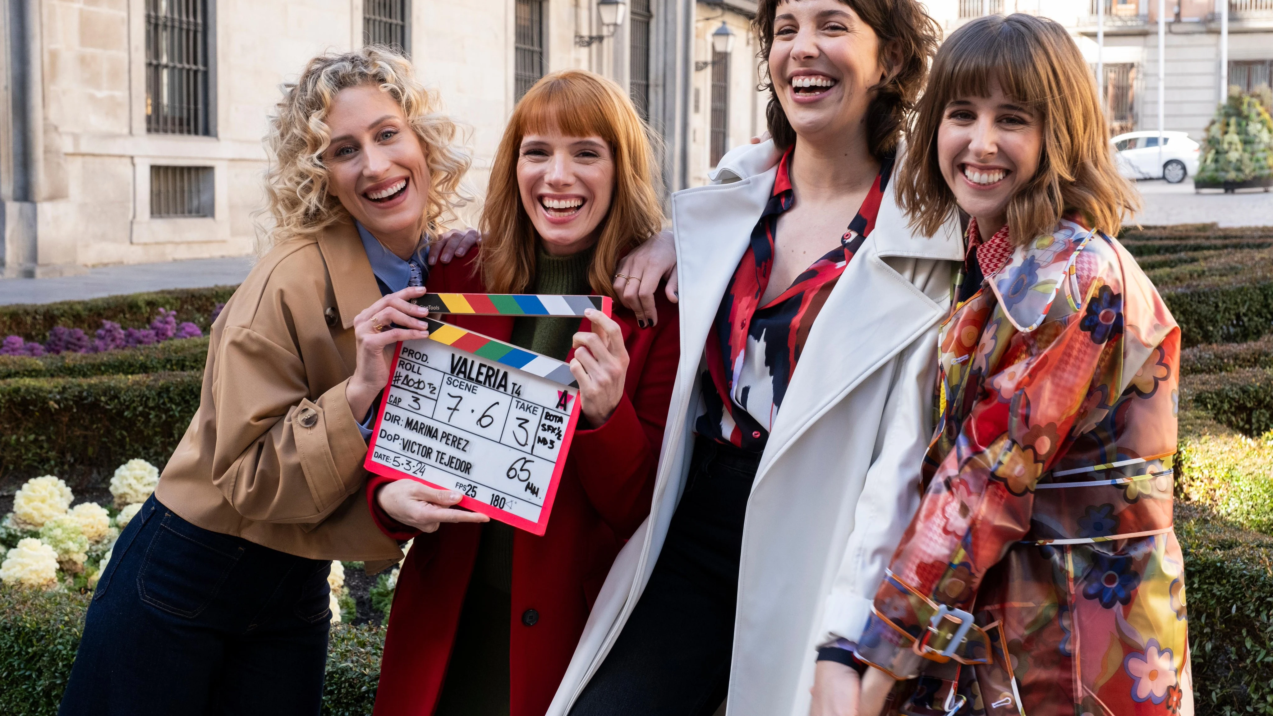 Las protagonistas de 'Valeria' empiezan la grabación de la cuarta temporada en Madrid