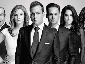 Seis de los protagonistas de la serie de abogados &#39;Suits&#39;