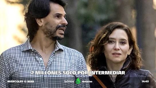 Ayuso junto a su pareja Alberto González Ayuso junto a su pareja Alberto González