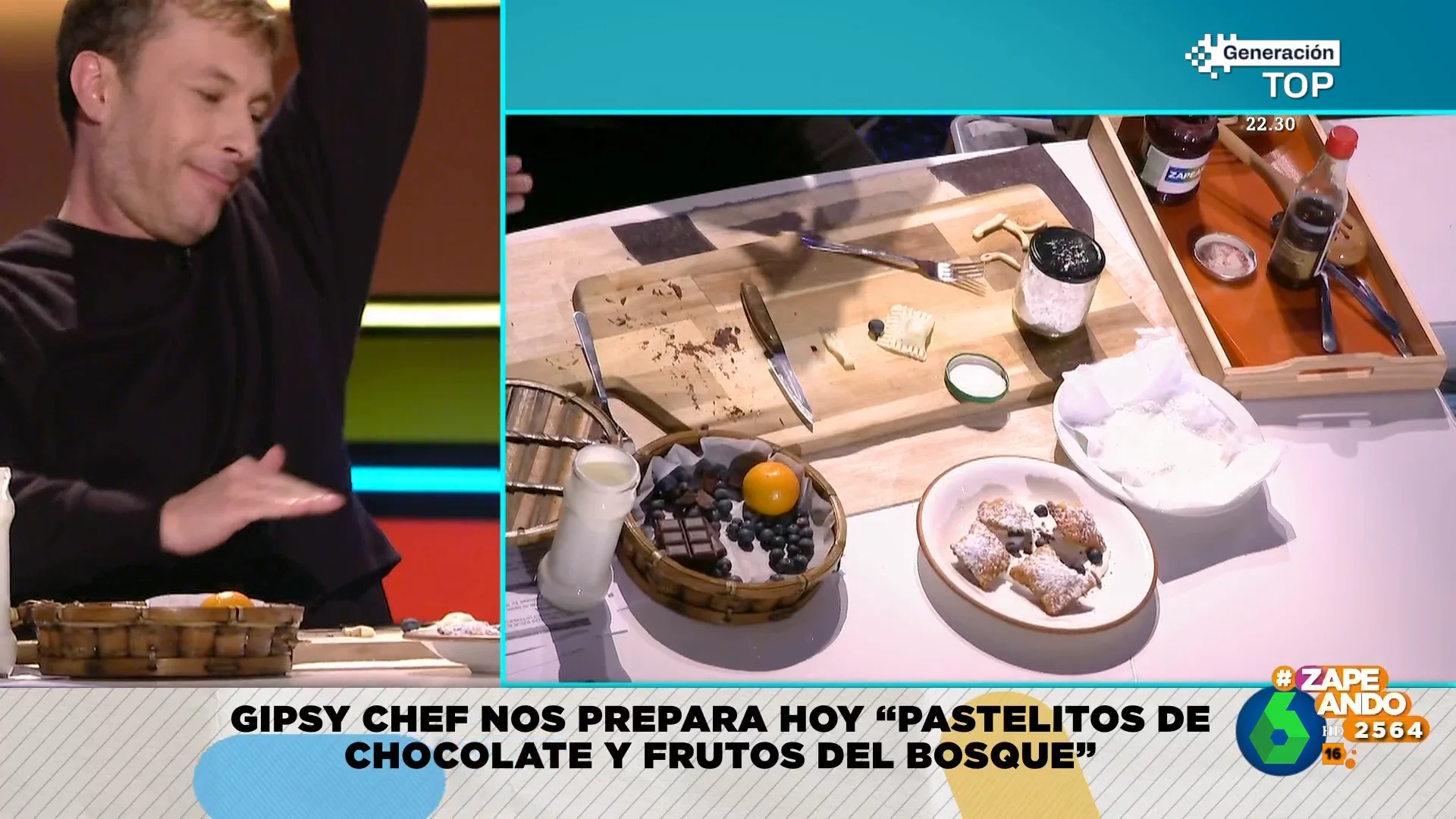 Pastelitos de chocolate y frutos del bosque: la receta de Gipsy Chef para preparar una dulce merienda