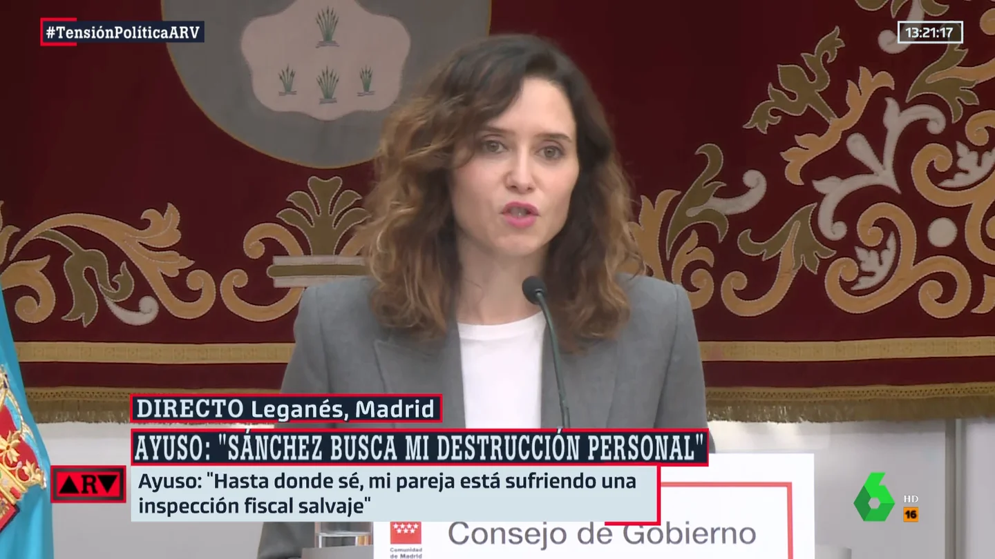 "Soy libre de meterme en esa cama": todos los argumentos de Ayuso para defender a su pareja del presunto fraude fiscal "Soy libre de meterme en esa cama": todos los argumentos de Ayuso para defender a su pareja del presunto fraude fiscal