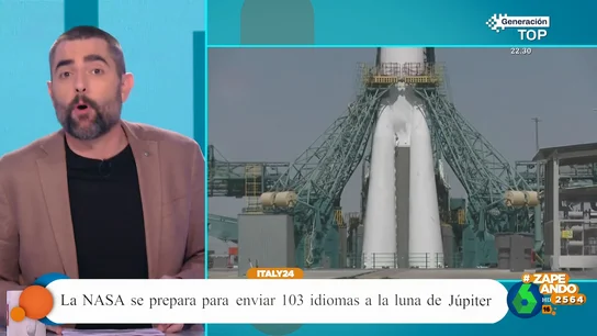 La NASA enviará una nave espacial con un mensaje en 103 idiomas a una de las lunas de Júpiter La NASA enviará una nave espacial con un mensaje en 103 idiomas a una de las lunas de Júpiter