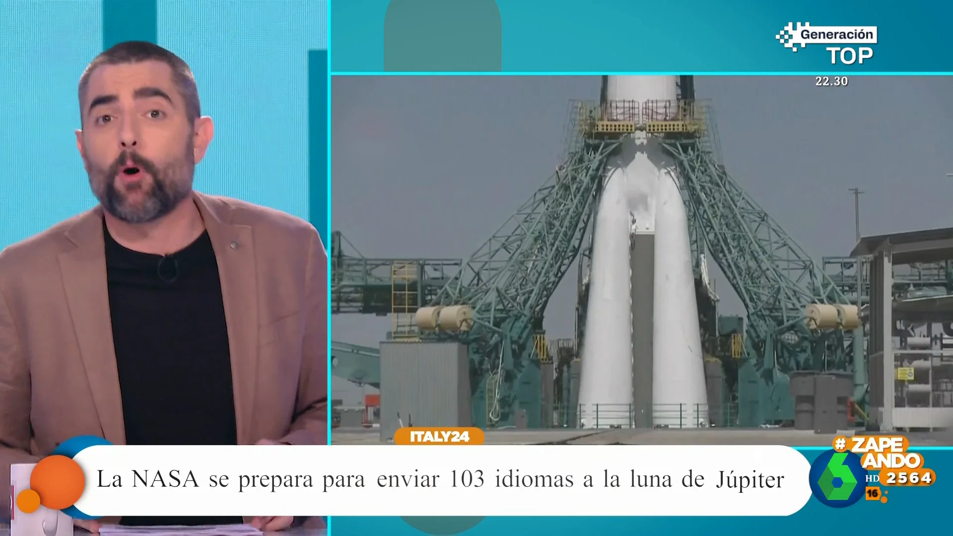 La NASA enviará una nave espacial con un mensaje en 103 idiomas a una de las lunas de Júpiter