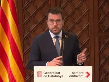 El president Pere Aragonés anuncia elecciones