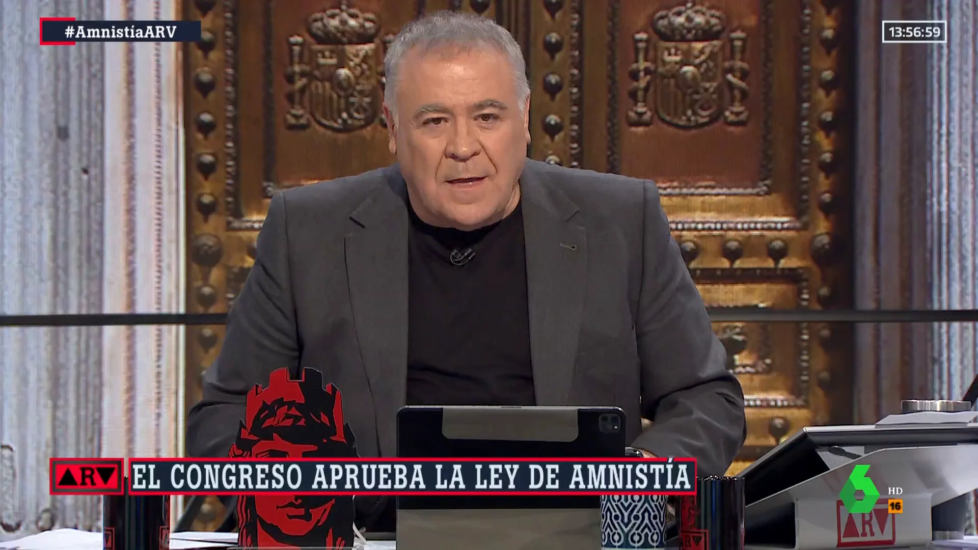 Ferreras, tras la aprobación de la ley de amnistía en el Congreso: "Para que ERC y Junts se abracen hacen falta 4 milagros"