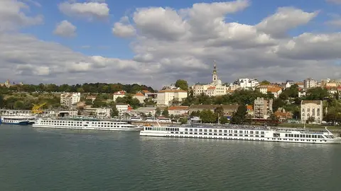 El Danubio a su paso por Belgrado El Danubio a su paso por Belgrado