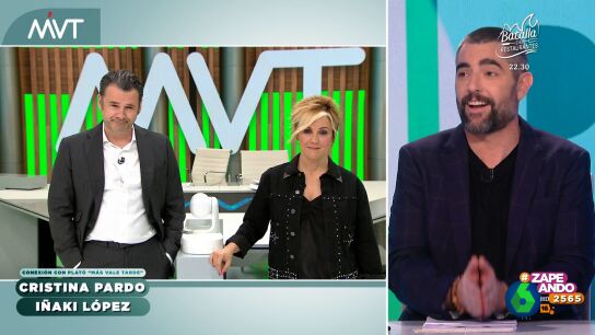 Dani Mateo conecta con I&ntilde;aki L&oacute;pez y Cristina Pardo para saber qu&eacute; se cuece en M&aacute;s Vale Tarde y en este v&iacute;deo reflexiona sobre la situaci&oacute;n de Isabel D&iacute;az Ayuso tras conocer las nuevas informaciones en el caso de fraude fiscal de su pareja.