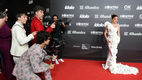 Dulceida, organizadora de los galardones, en la tercera edición de los Premios ídolo al contenido digital Dulceida, organizadora de los galardones, en la tercera edición de los Premios ídolo al contenido digital