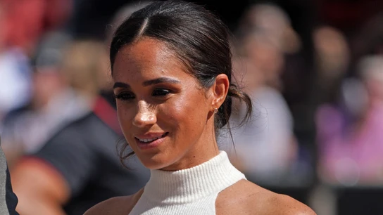 Meghan Markle, duquesa de Sussex llega frente al Ayuntamiento. Meghan Markle, duquesa de Sussex llega frente al Ayuntamiento.