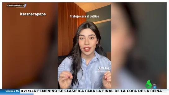 Una joven que trabaja cara a al público estalla contra quienes le tratan mal: "No nos pagan por aguantar a la gente" Una joven que trabaja cara a al público estalla contra quienes le tratan mal: "No nos pagan por aguantar a la gente"