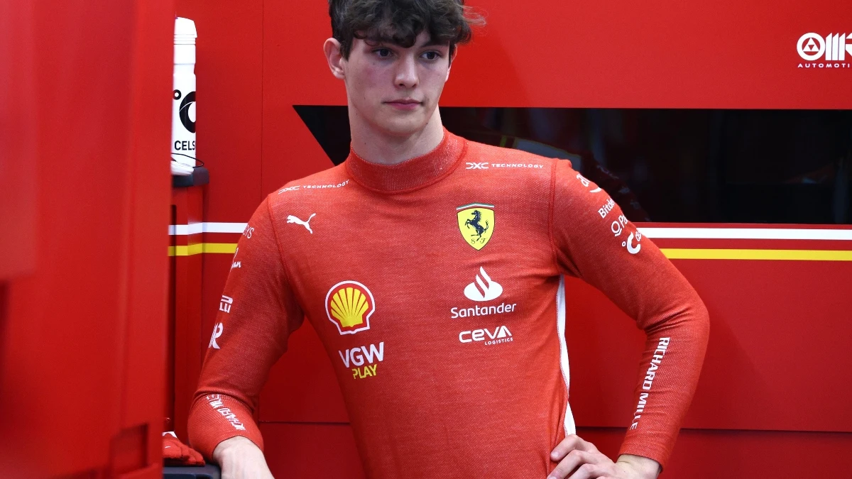 Oliver Bearman en su debut en F1 con Ferrari