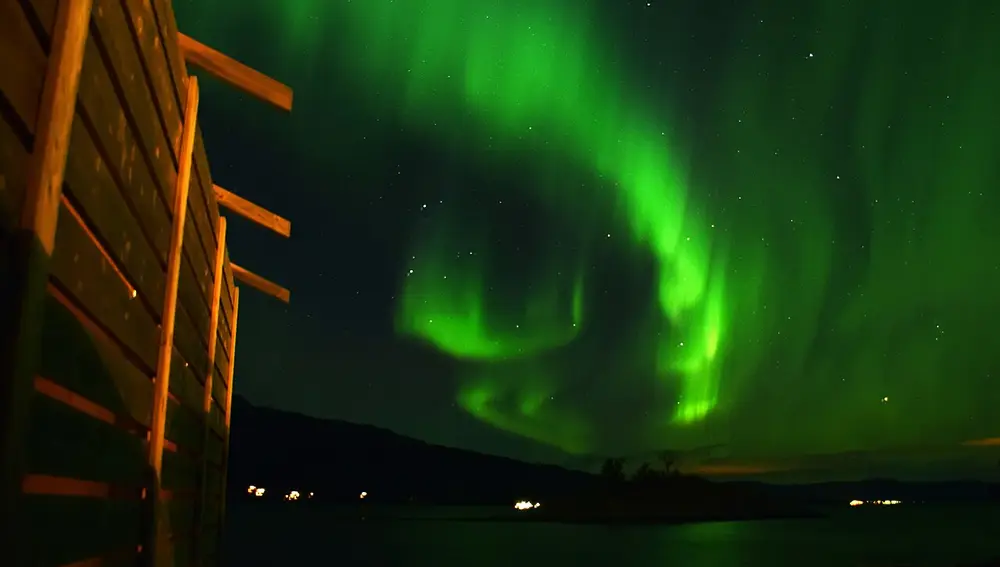 Aurora boreal en Noruega