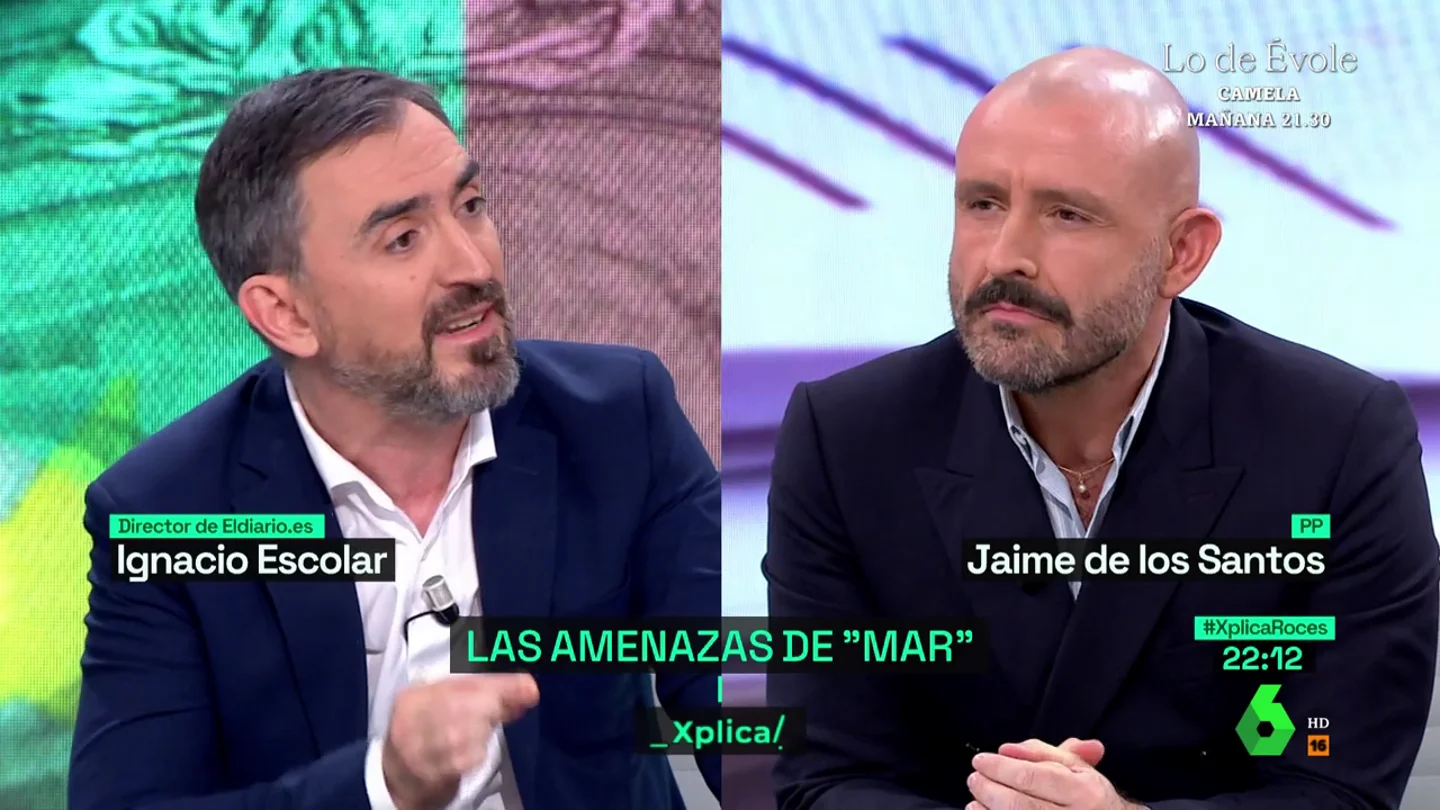 Ignacio Escolar, contundente contra Miguel Ángel Rodríguez: "No se puede amenazar a un medio con triturarlo" Ignacio Escolar, contundente contra Miguel Ángel Rodríguez: "No se puede amenazar a un medio con triturarlo"