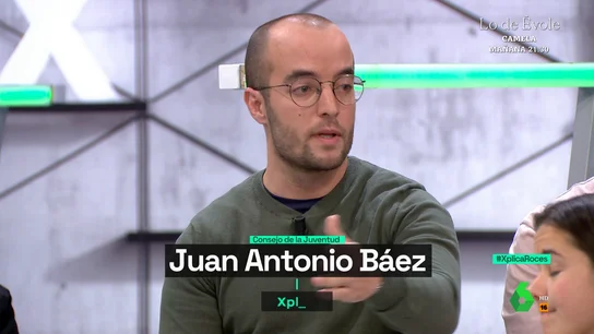 Juan Antonio Báez explica a Yolanda Díaz por qué los jóvenes no viven dignamente Juan Antonio Báez explica a Yolanda Díaz por qué los jóvenes no viven dignamente
