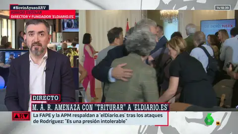 Escolar denuncia las amenazas del jefe de gabinete de Ayuso: "A la gente con la que tengo confianza no amenazo con triturarla"