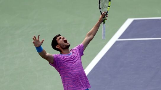 Carlos Alcaraz, tras ganar un torneo