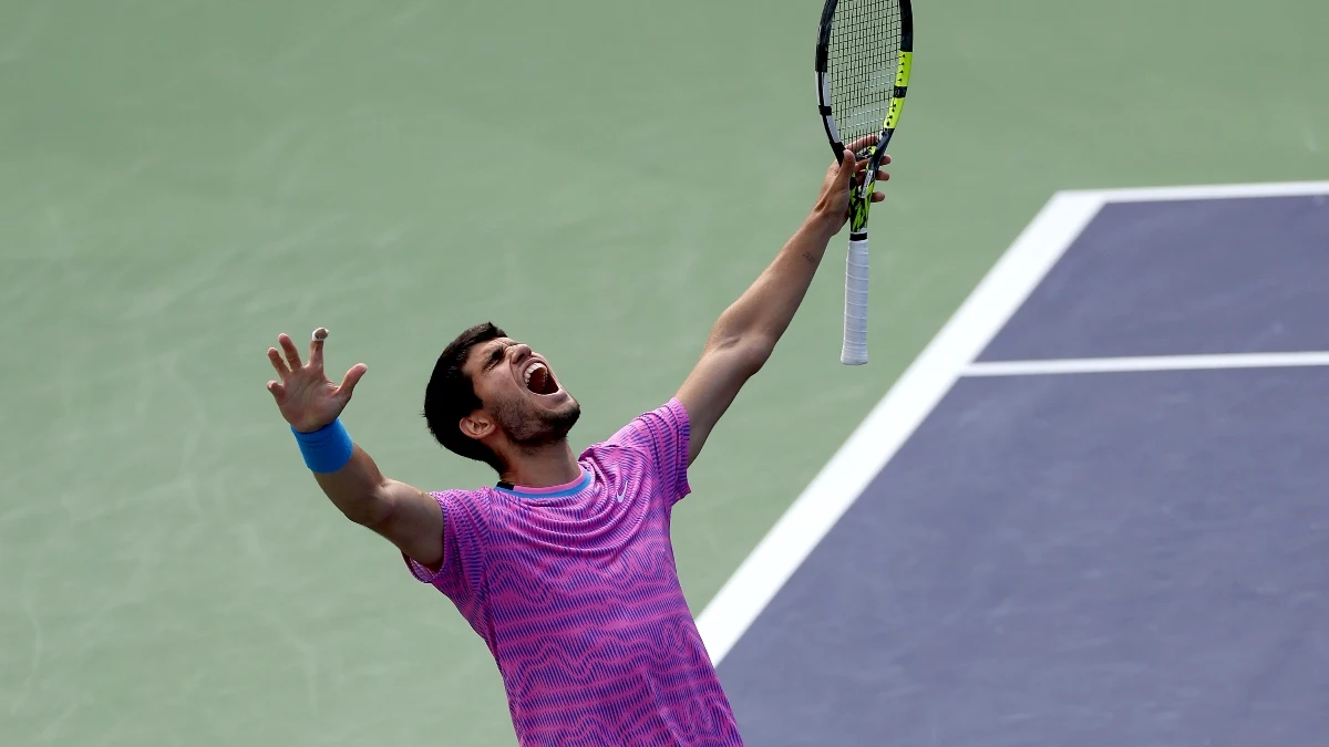 Carlos Alcaraz, tras ganar un torneo
