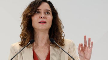 La presidenta de la Comunidad de Madrid, Isabel Díaz Ayuso